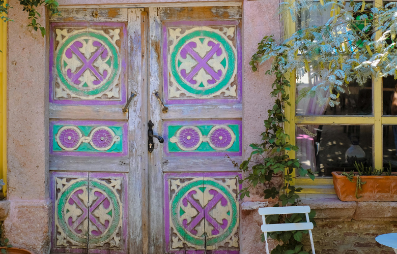Guirlandas para porta de apartamento