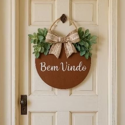 Plaquinhas de porta de apartamento personalizadas