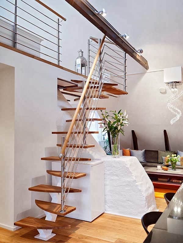 melhor escada para apartamento pequeno