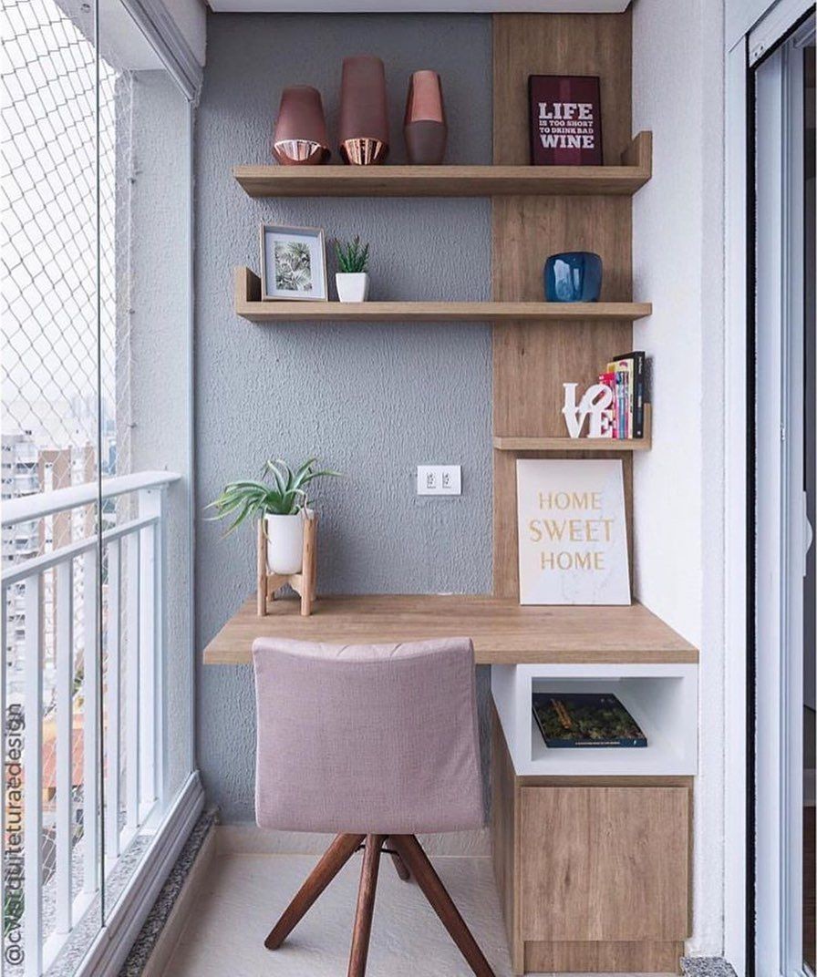 escritório varanda com vista