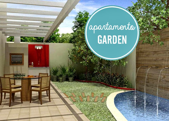 apartamento térreo com jardim