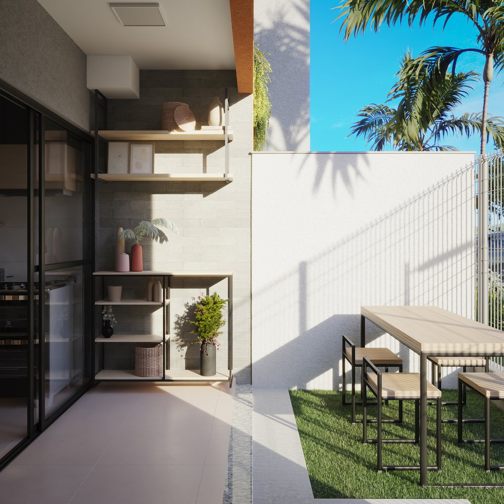 apartamento com terraço