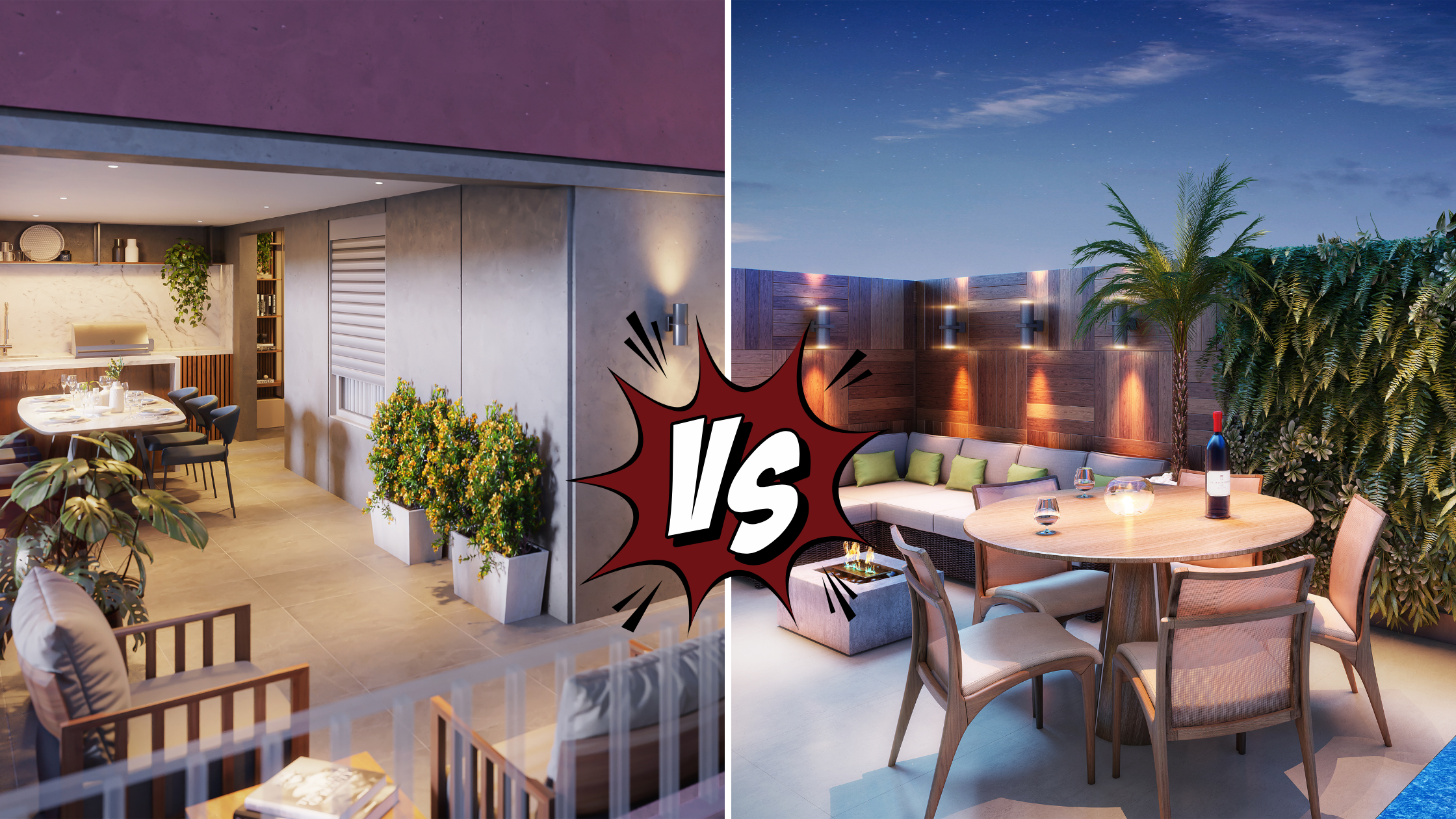 apartamento com terraço