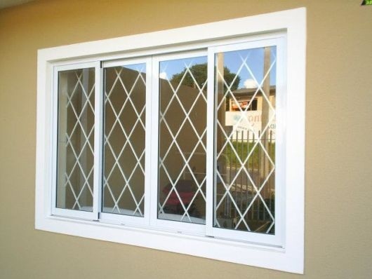 grades de janela com design moderno