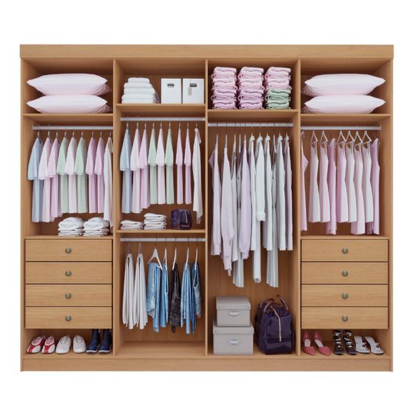 soluções de armazenamento para quarto de casal pequeno