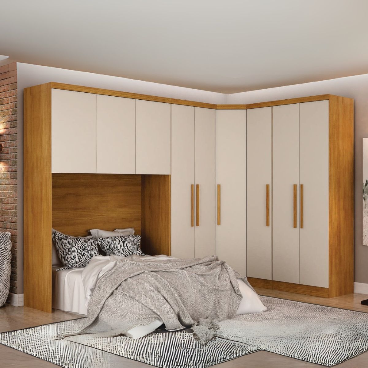guarda roupa casal portas de correr apartamento