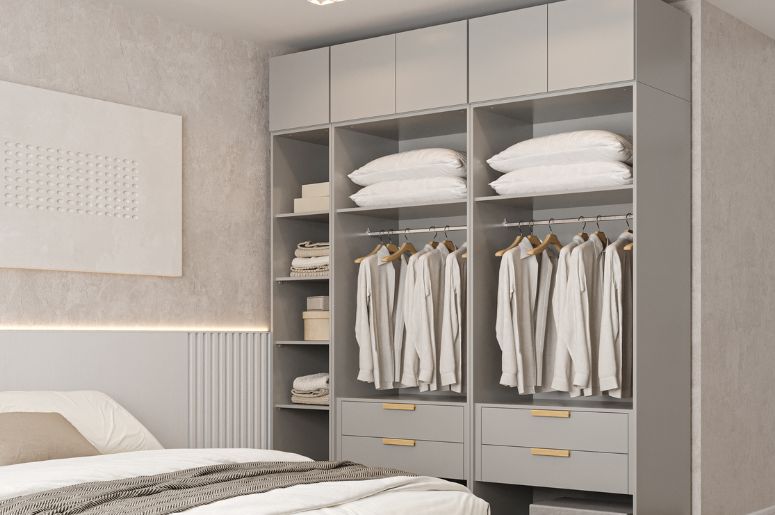 móveis planejados para quarto de casal em apartamento