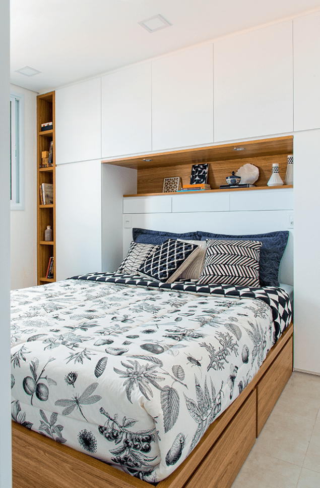 organização guarda roupa apartamento