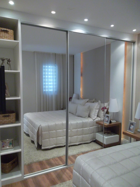 ideias guarda roupa casal apartamento pequeno