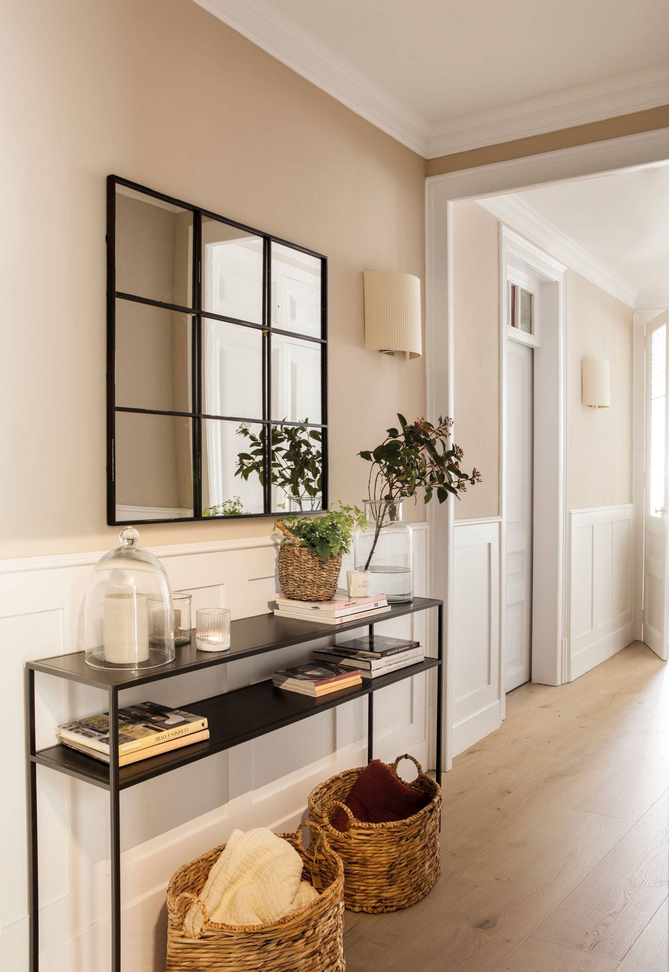Hall de entrada apartamento com sapateira