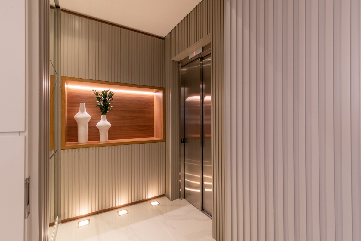 hall de entrada apartamento pequeno moderno
