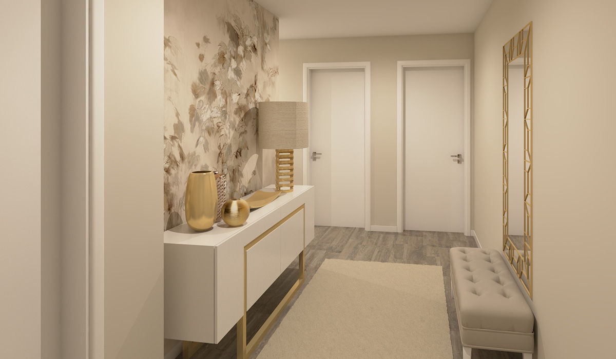 hall de entrada apartamento pequeno