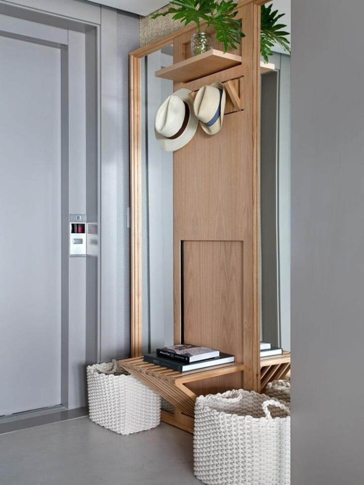 hall de entrada com iluminação decorativa apartamento