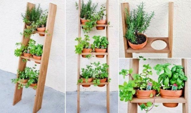 horta vertical apartamento com treliça