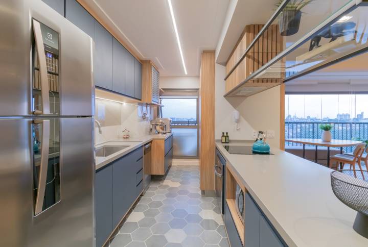 cozinha apartamento moderno