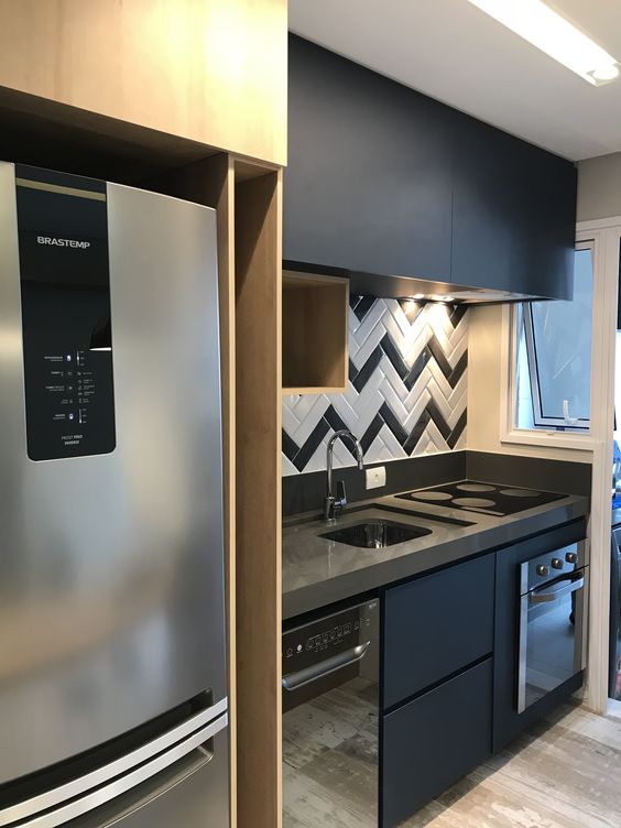 cozinha americana apartamento