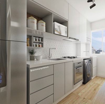 ideias decoração cozinha apartamento pequeno