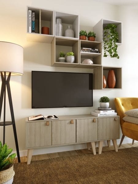móveis planejados sala apartamento pequeno