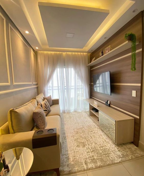 iluminação indireta apartamento pequeno