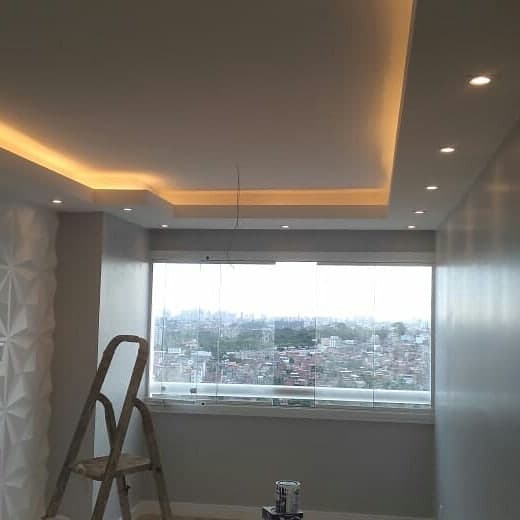 iluminação gesso apartamento
