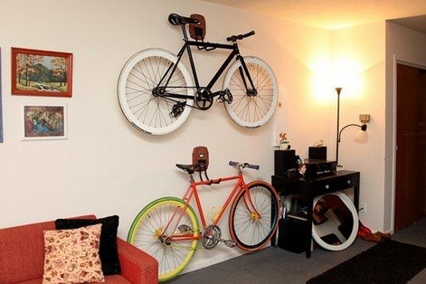 como guardar bicicleta em apartamento pequeno