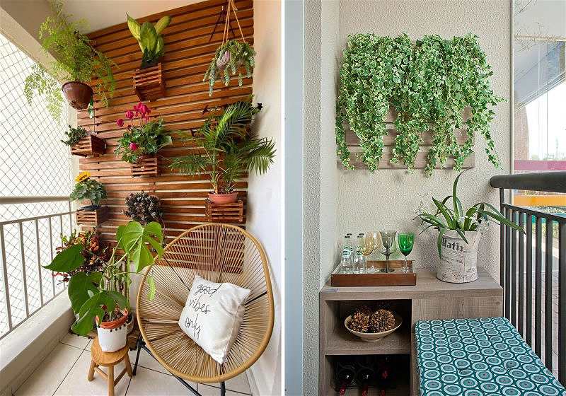 plantas para sacada pequena