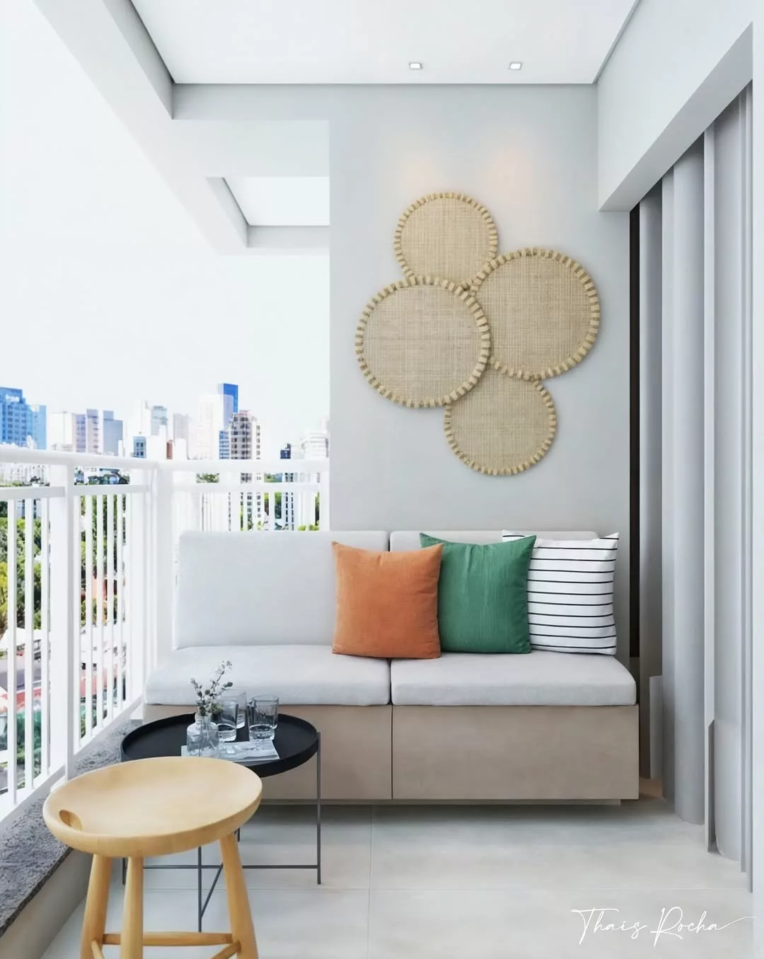 varanda de apartamento fechada