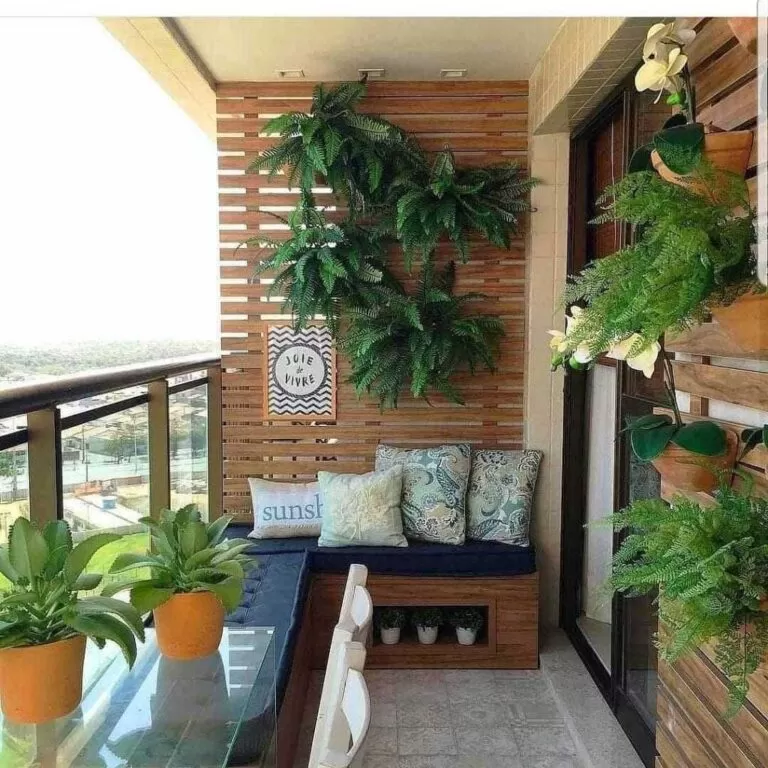 varanda apartamento minimalista