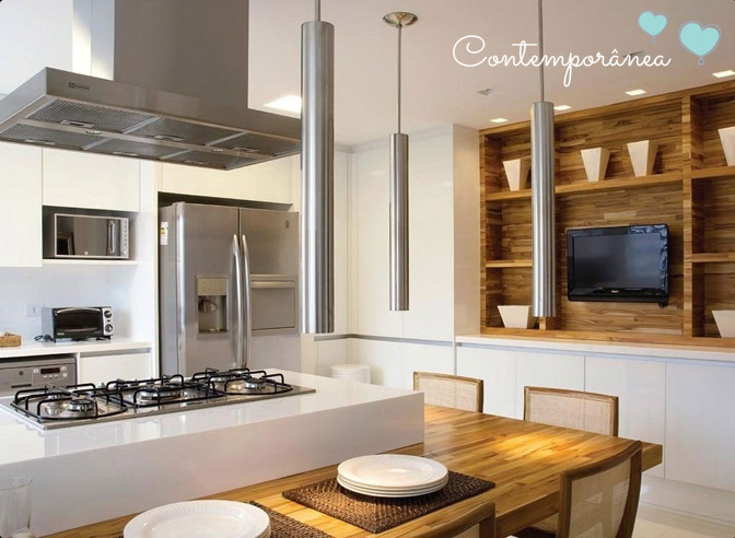 ilha com cooktop apartamento