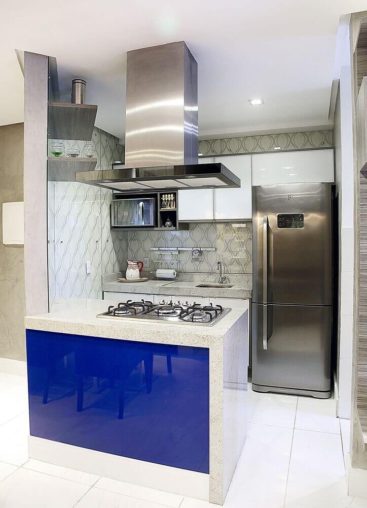 cozinha integrada com ilha