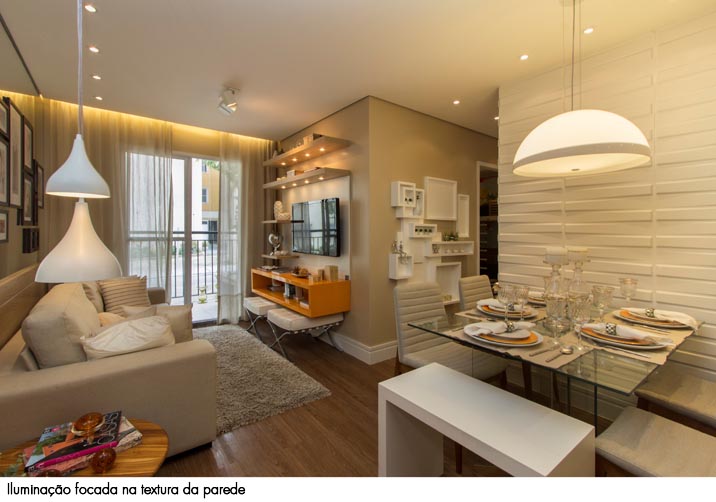 como iluminar apartamento pequeno sem gastar muito