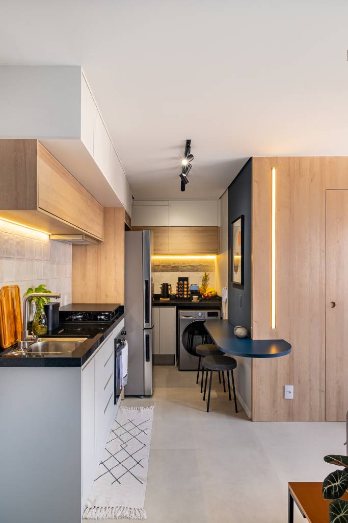 iluminação home office apartamento