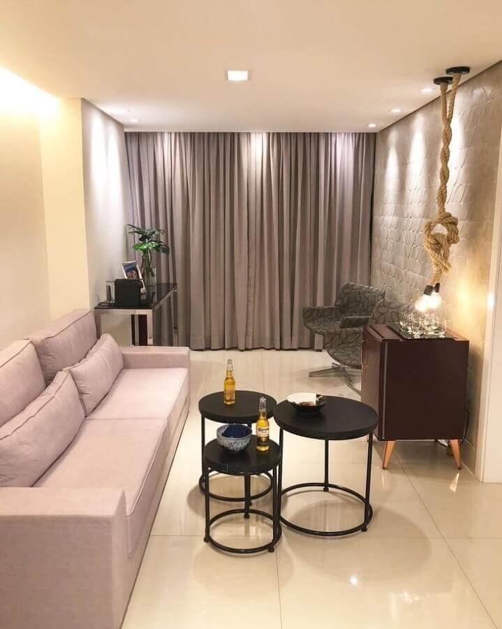 lâmpadas para sala pequena