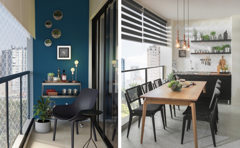 iluminação varanda apartamento