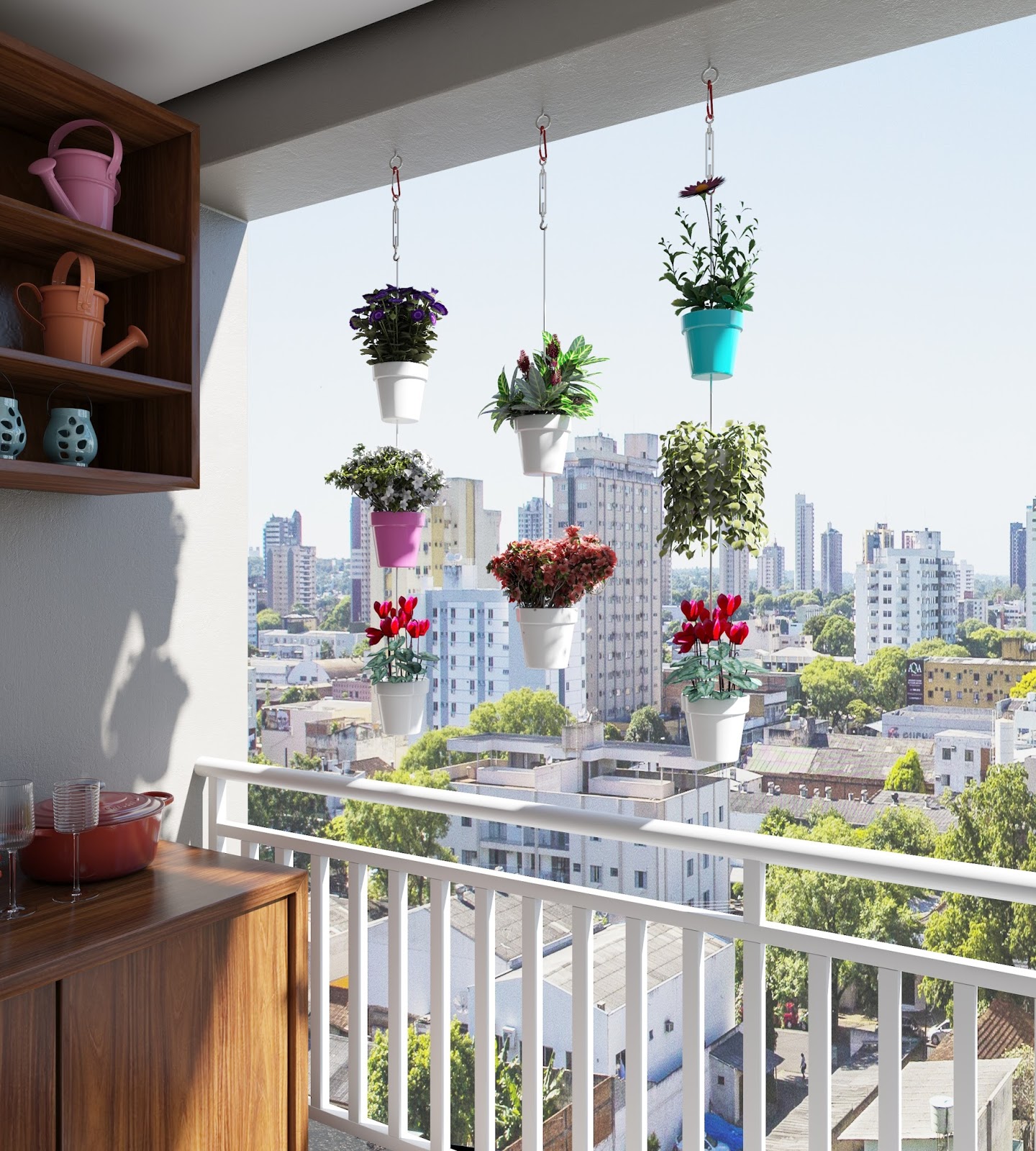 horta de temperos em apartamento