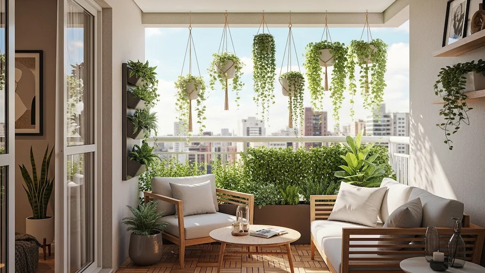 suporte para plantas de parede apartamento