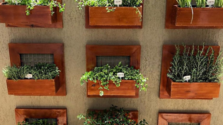 suporte para plantas de parede apartamento