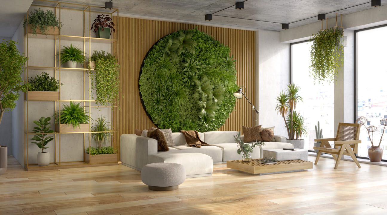 Jardim vertical para apartamento pequeno
