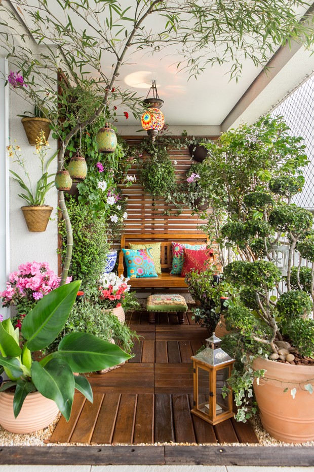 Jardim vertical para apartamento pequeno