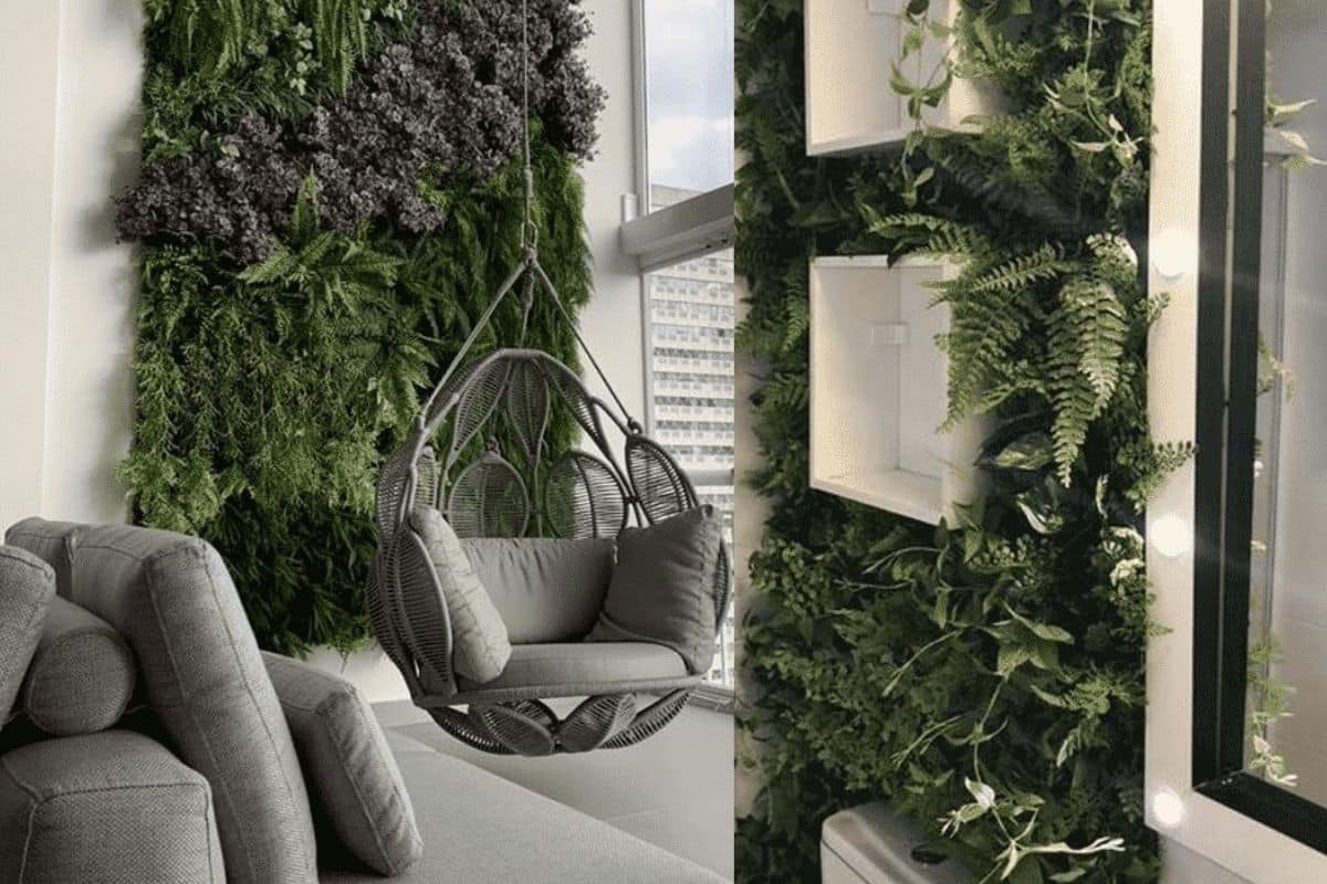 Jardim vertical interno apartamento