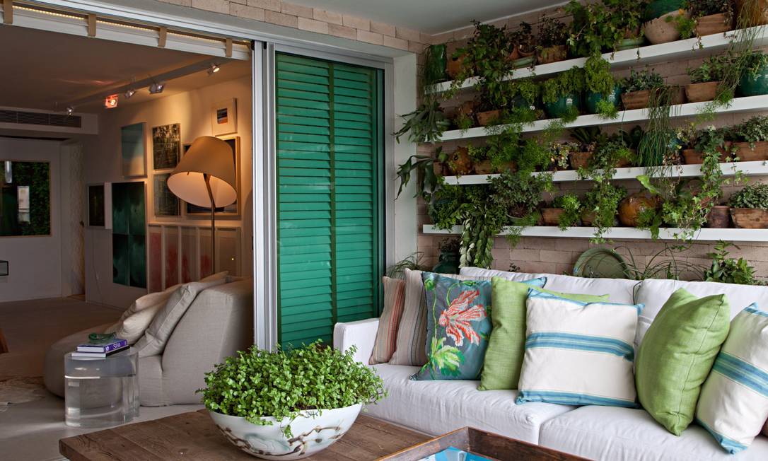 Plantas para jardim vertical de apartamento