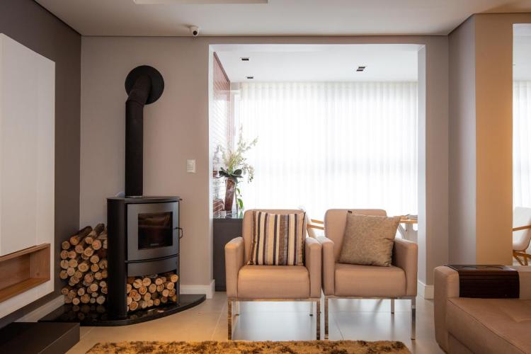 custo lareira apartamento