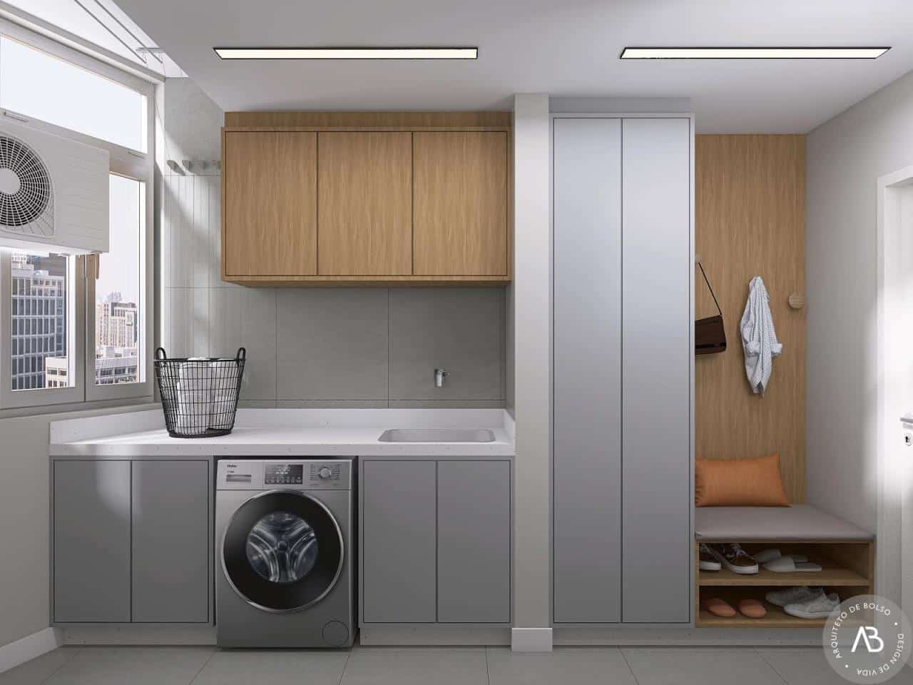 lavanderia planejada apartamento