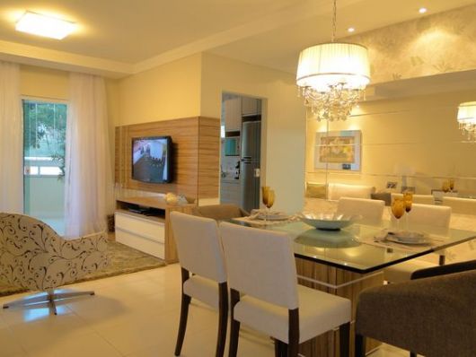 lustre industrial apartamento pequeno