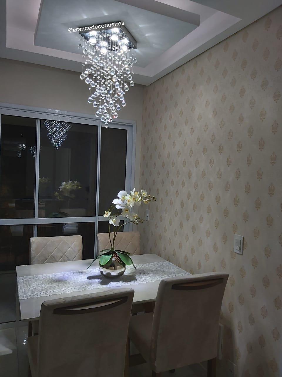 lustre palha apartamento pequeno