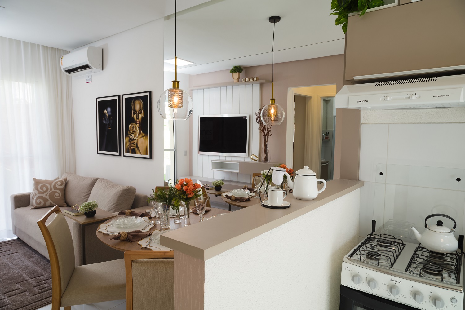 luminária para sala de jantar apartamento