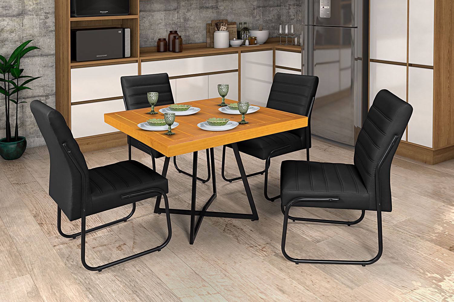 mesa jantar pequena 4 lugares