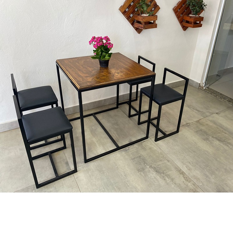 mesa compacta 4 cadeiras