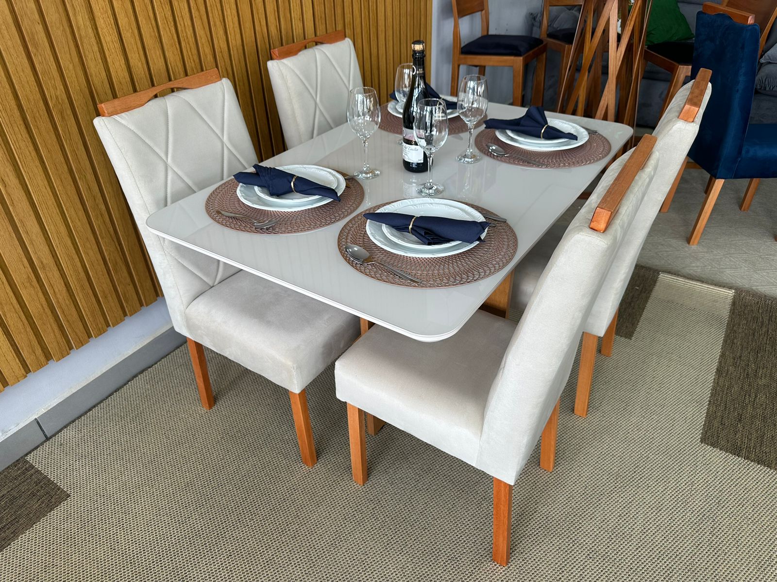 conjunto mesa jantar compacto