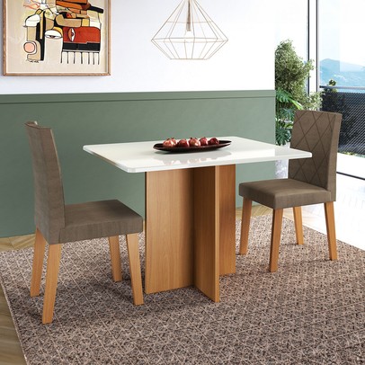 mesa de jantar 2 lugares pequena